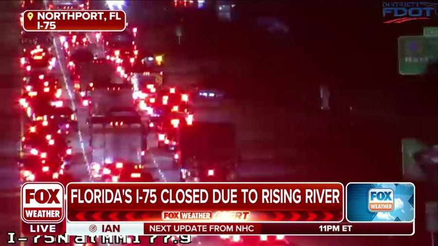 I-75 closure in Florida due to rising river