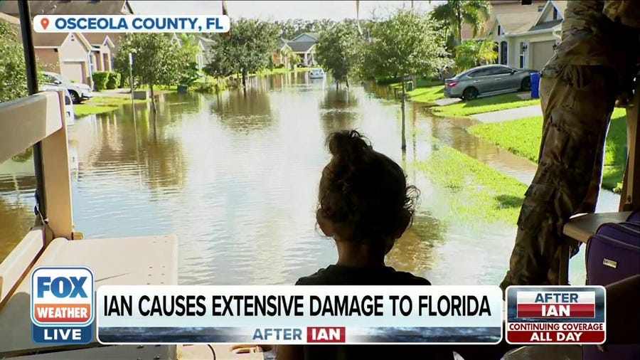 Kissimmee-area residents evacuate homes as flooding worsens in Central Florida