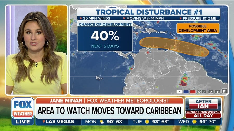 Tropical Disturbance Moving Towards Caribbean Has Medium Chance For ...