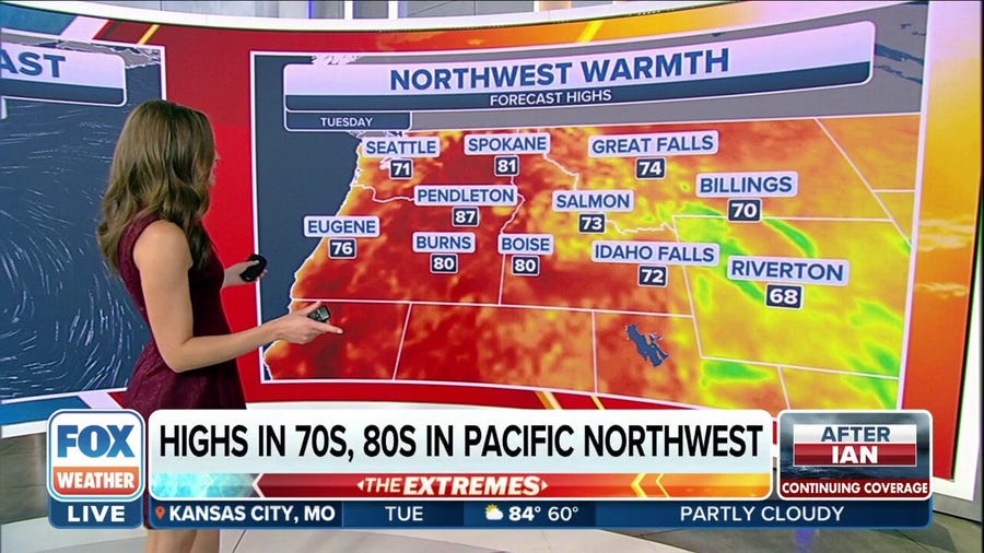 October heat wave rolls on in the Pacific Northwest