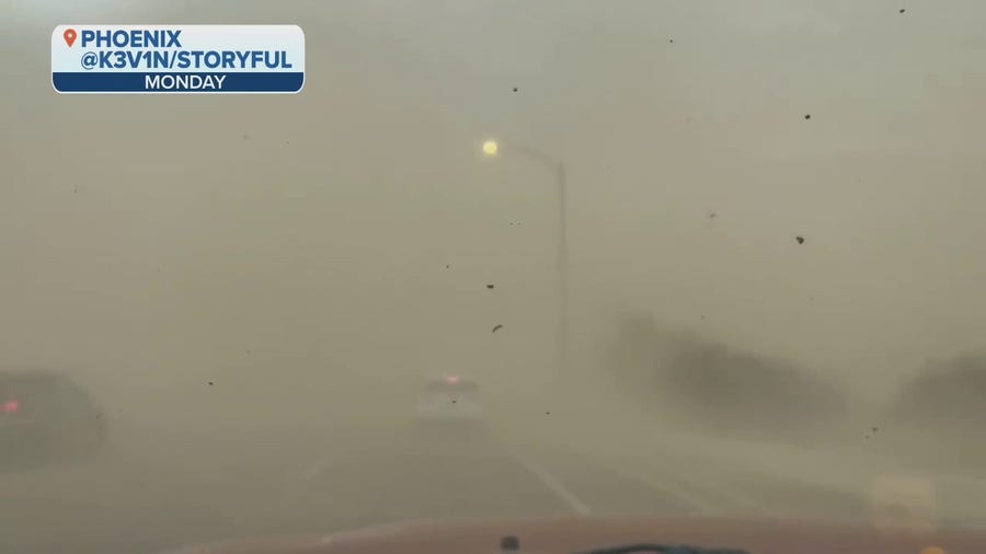 Haboob makes for wild conditions for Phoenix, AZ commuters