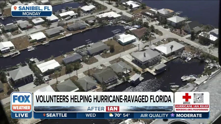 Volunteers helping hurricane-ravaged Florida, search and rescue efforts ongoing