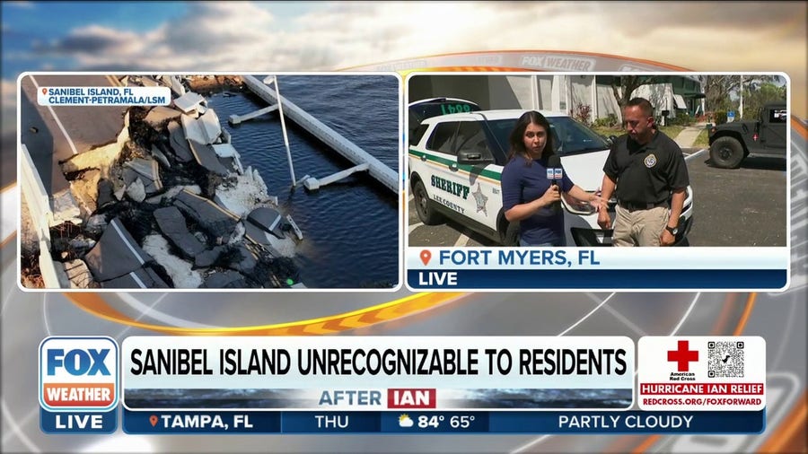 Lee County Sheriff to get first look at Sanibel Island since Hurricane Ian made landfall