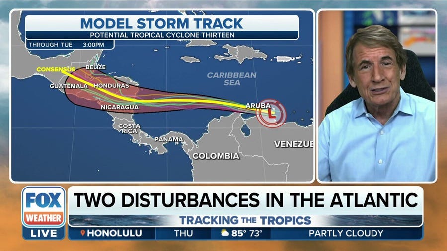 Analyzing the forecast for Potential Tropical Cyclone 13