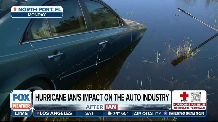 Flooded vehicles from Hurricane Ian likely to have impact on auto industry