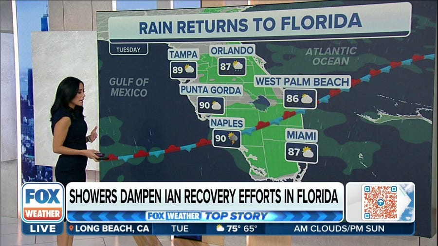 Rain to hit parts of Florida looking to recover from hurricane