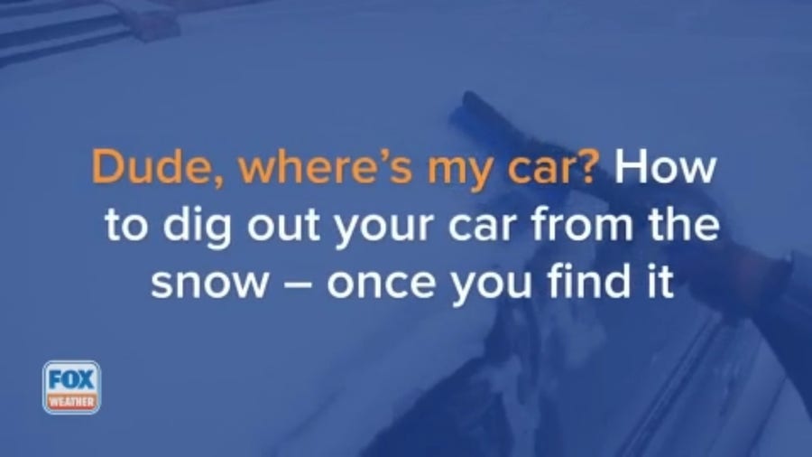 Dude, where’s my car? How to dig out your car from the snow – once you find it