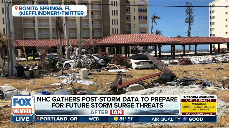 Assessing post-storm data from Ian to better prepare for future storm surge threats