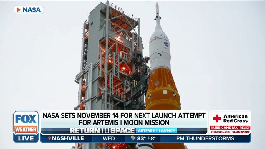 NASA targeting Nov. 14 for next launch attempt of Artemis I