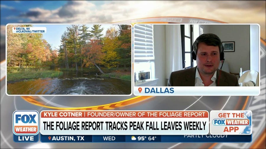The Foliage Report tracks peak fall leaves weekly
