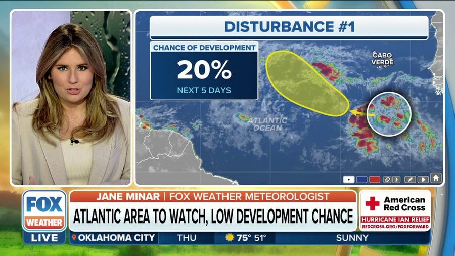 New tropical disturbance in Atlantic being monitored for possible development