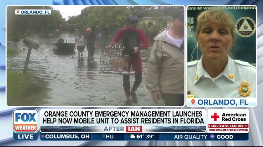 Orange County deploys mobile utility units to help residents impacted by Hurricane Ian 