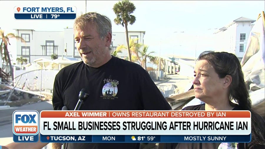 'We're crying all the time': Couple loses Fort Myers Beach restaurant due to Ian's destruction