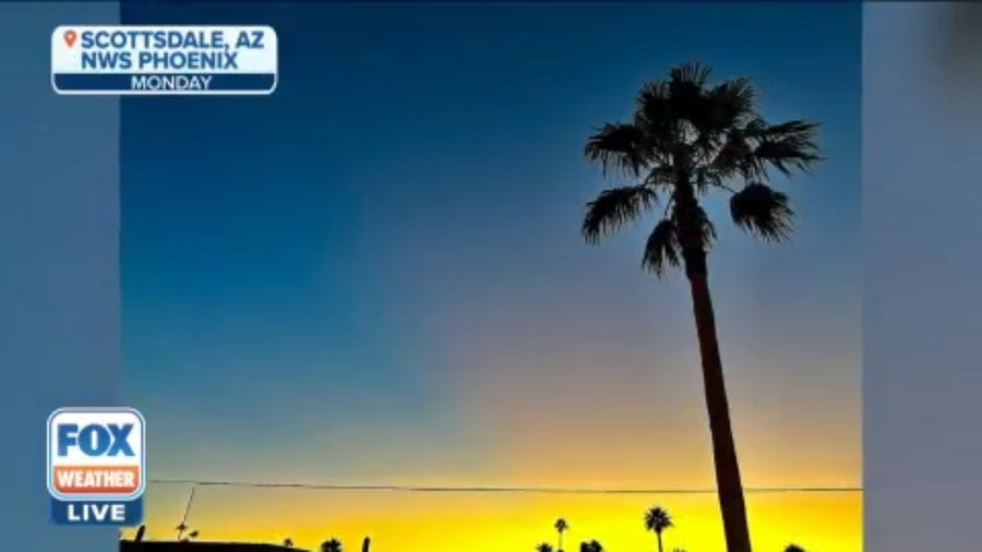 Sunrise snapshot from Scottsdale, Arizona