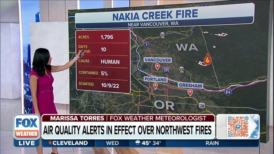 Nakia Creek Fire now burns nearly 1,800 acres