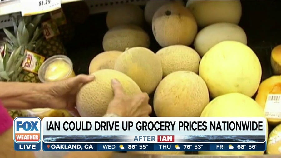 Hurricane Ian's devastation in Florida could drive up grocery prices nationwide