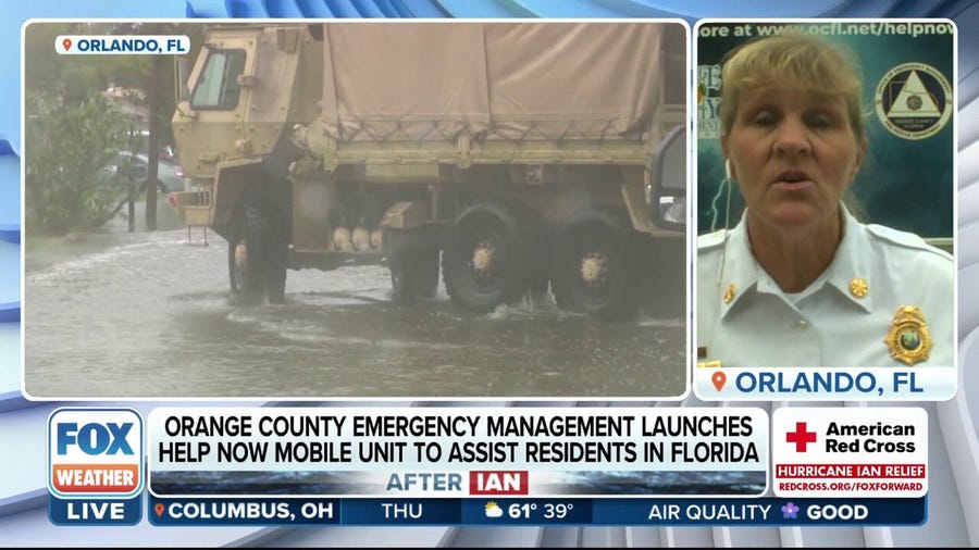 Orange County deploys mobile utility units to help residents impacted by Ian