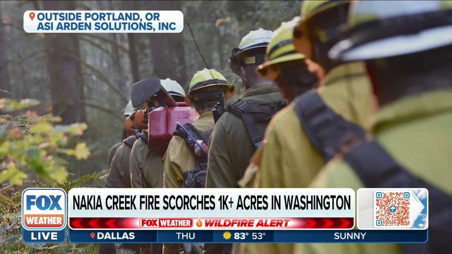 Firefighters making progress on Nakia Creek Fire: Oregon Dept. of Forestry
