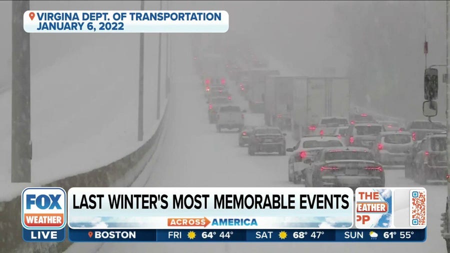 FOX Weather looks back at last winter's memorable snow events