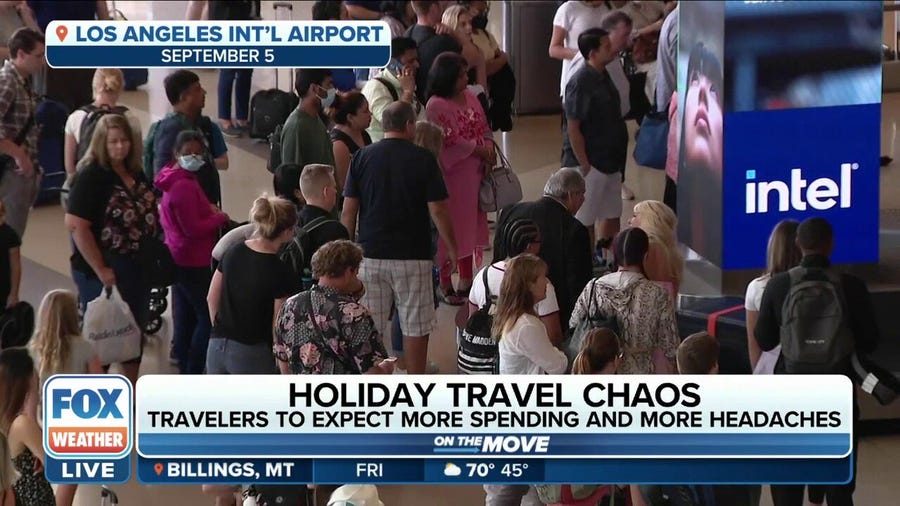 Travelers to expect more spending, headaches for holiday travel
