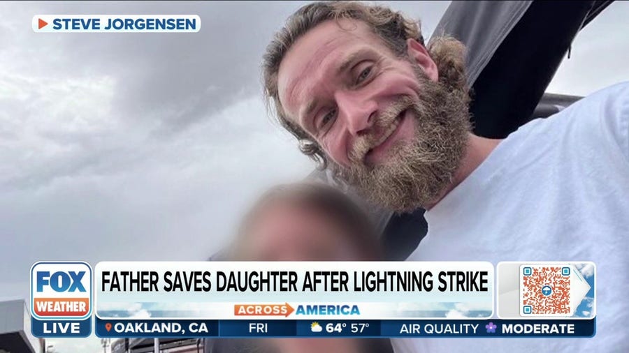 Heroic Arizona father saves daughter after lightning struck