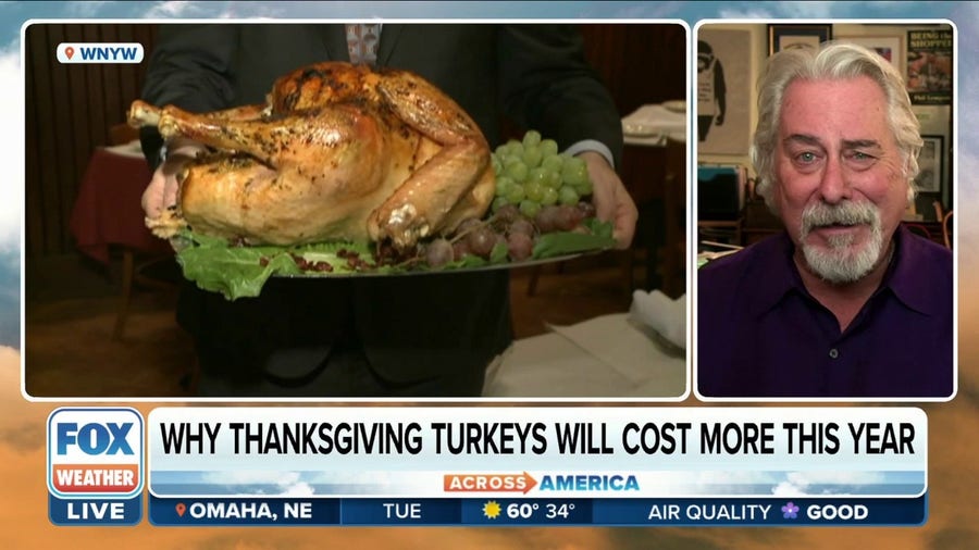 Turkey prices climb as holiday season nears