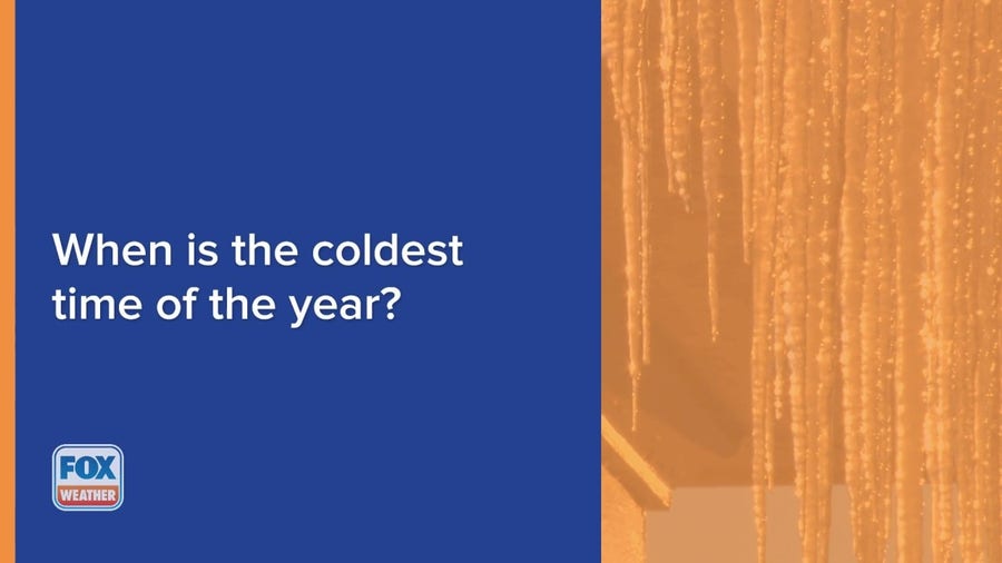 When is the coldest time of the year?