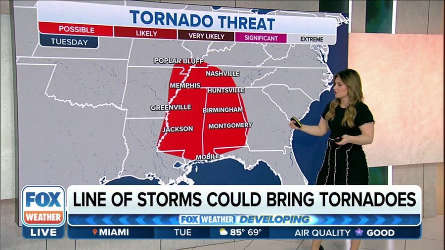 Severe Storms Pose Threats Of Damaging Winds, Tornadoes, Large Hail In ...