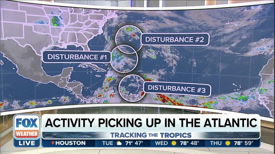 Three areas to watch in the Atlantic for possible development