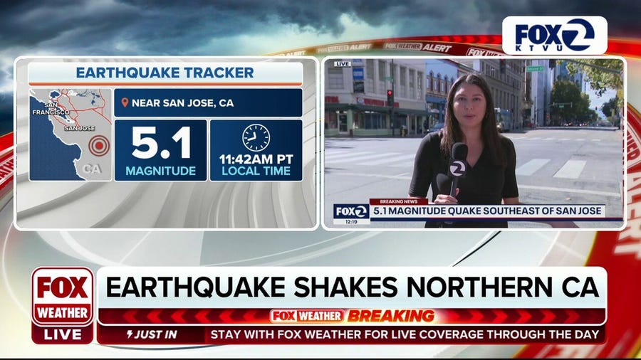 'Buildings were actually shaking': Earthquake hits Northern California