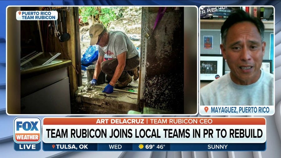 Team Rubicon continues helping Puerto Rico rebuild after Fiona