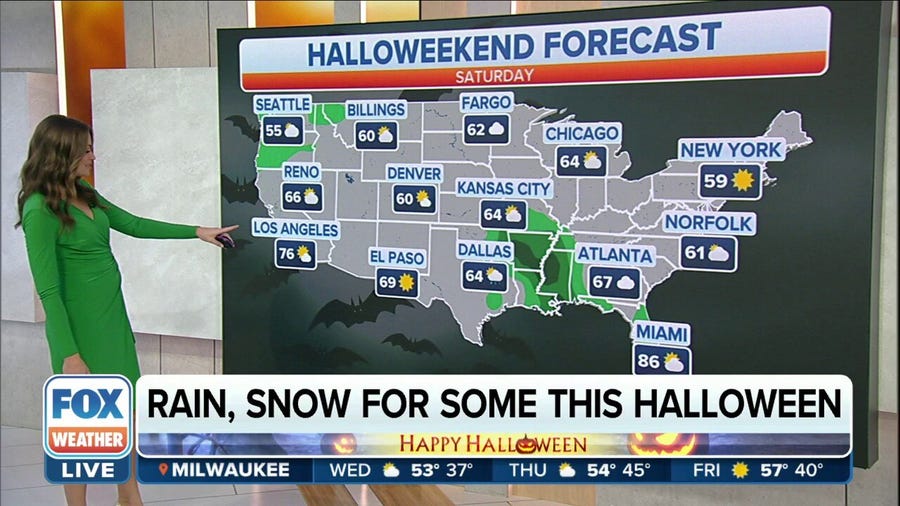 Halloweekend Forecast: Rain, snow for some this Halloween