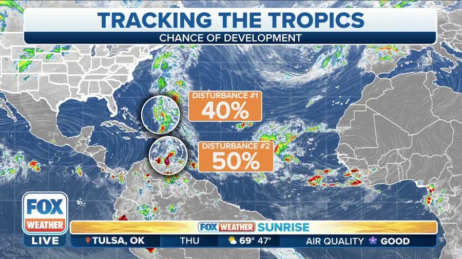 Watching the Atlantic and Caribbean for possible tropical development
