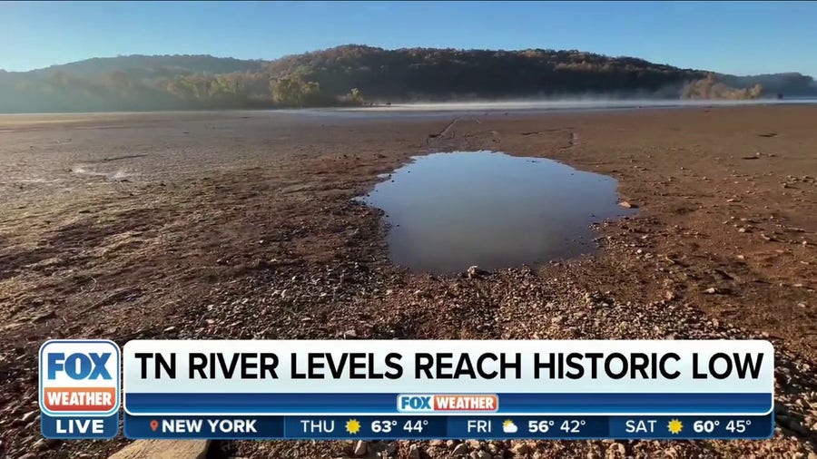 Tennessee's low river levels bringing challenge to boaters and fishermen