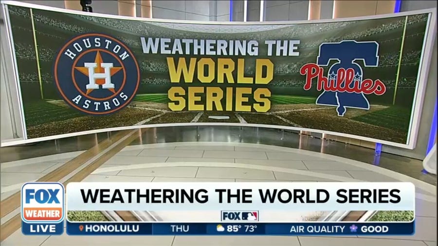 Soggy start expected for the World Series