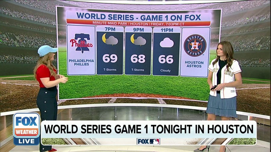 Widespread rain expected as World Series begins Friday night in Houston