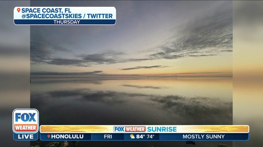 Sunrise snapshot from the Space Coast