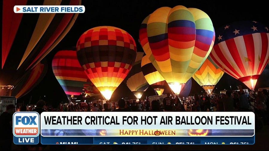 Spooktacular Hot Air Balloon Festival lifts off in Scottsdale, Arizona