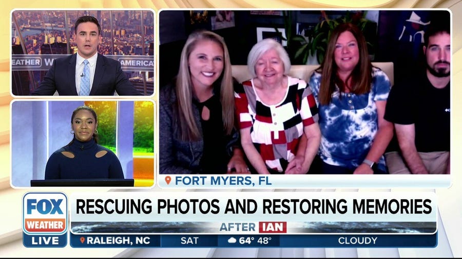 Photographer meets Hurricane Ian-impacted family after saving their photos