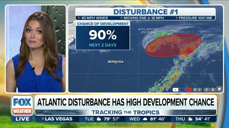 Tropical disturbance has high chance of development in Atlantic, expected to become Martin