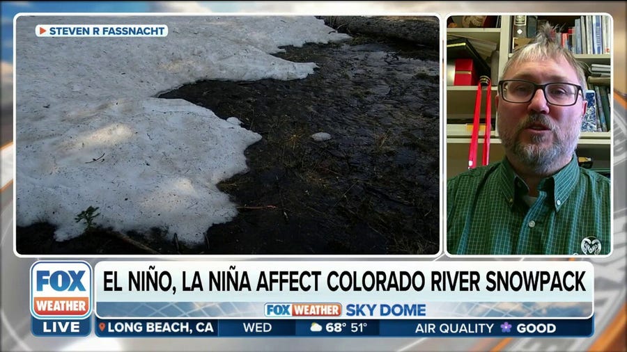 Colorado State Professor: About 70% of Colorado River comes from snowpack