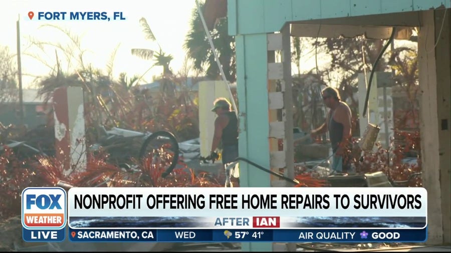 Nonprofit offering free home repairs to Hurricane Ian survivors