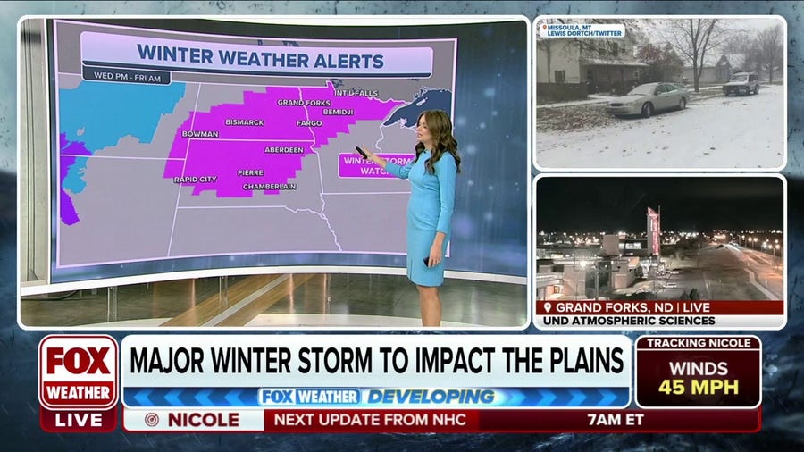 Major winter storm to impact the Plains, blizzard conditions possible