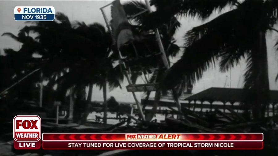 Last hurricane to make landfall on Florida's east coast in November was in 1935