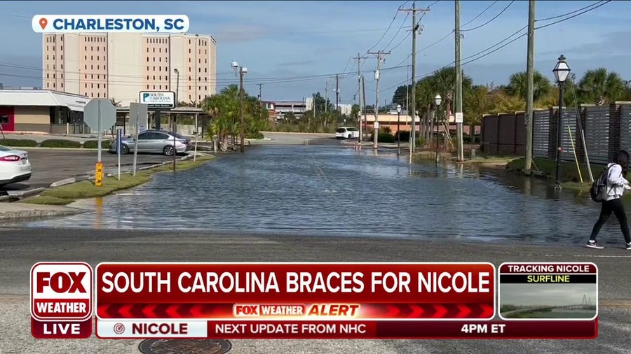 Charleston, South Carolina braces for impacts from Nicole