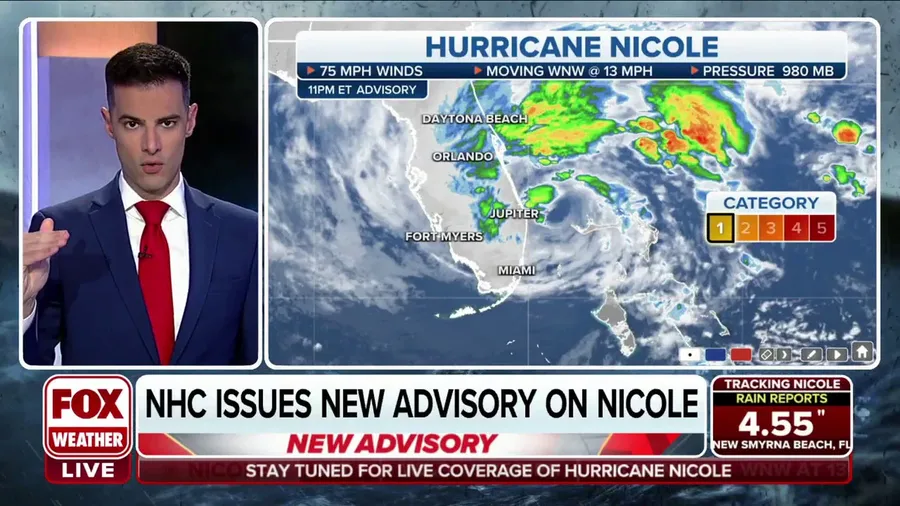 Nicole Expected To Make Landfall In Florida Overnight | Latest Weather ...