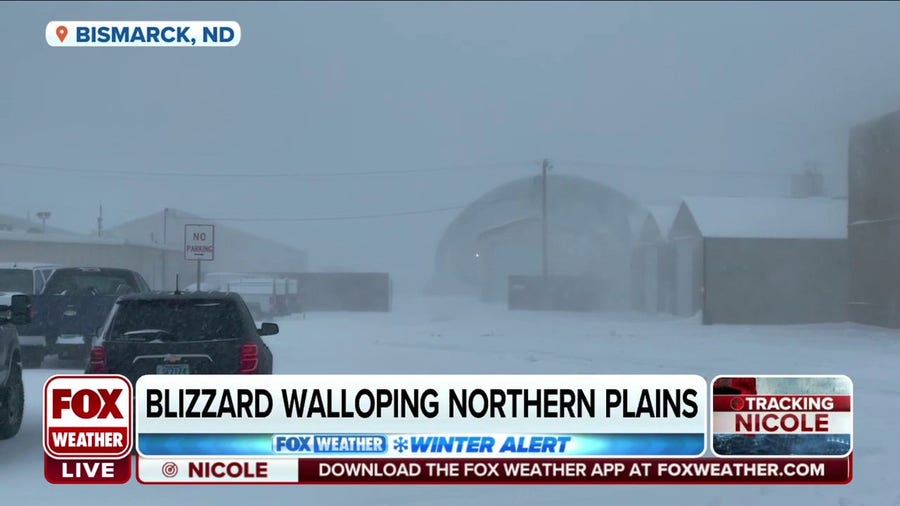 Travel nightmares as the first winter storm of the season hits the Plains