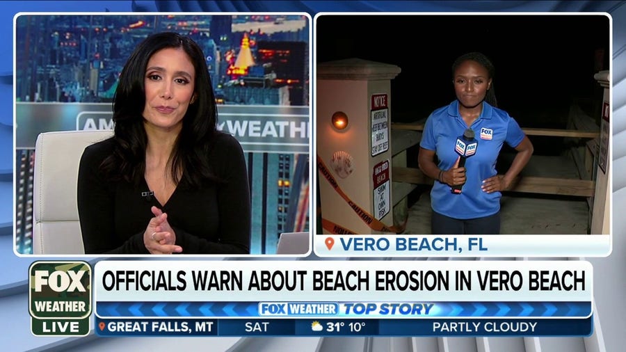 Officials warn of beach erosion in Vero Beach, Florida