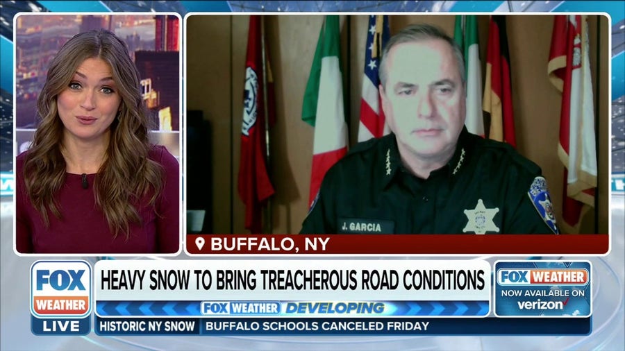 Erie County Sheriff: 'We're prepared' ahead of major lake-effect snowstorm