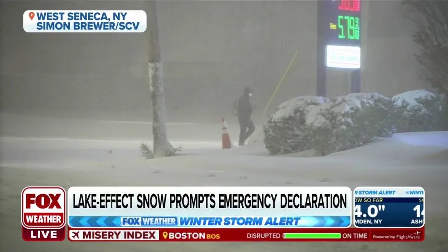 Lake-effect snow slamming Western New York, with more to come